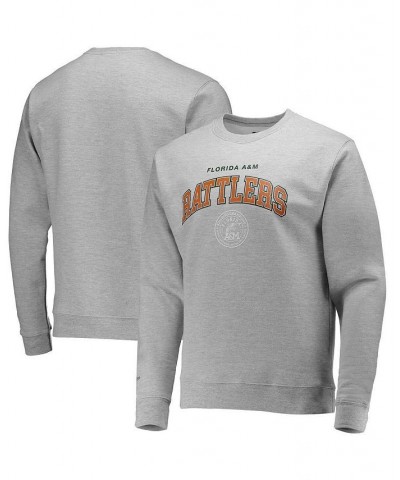 Men's Heathered Gray Florida A&M Rattlers Classic Arch Pullover Sweatshirt $37.79 Sweatshirt