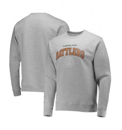 Men's Heathered Gray Florida A&M Rattlers Classic Arch Pullover Sweatshirt $37.79 Sweatshirt