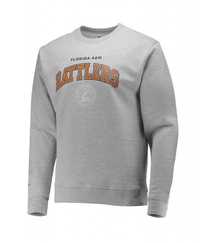 Men's Heathered Gray Florida A&M Rattlers Classic Arch Pullover Sweatshirt $37.79 Sweatshirt