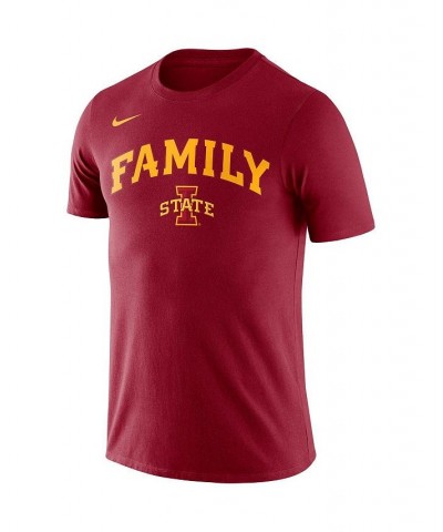 Men's Cardinal Iowa State Cyclones Family T-shirt $15.95 T-Shirts