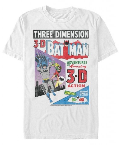 DC Men's Batman 3D Comic Cover Short Sleeve T-Shirt $20.29 T-Shirts