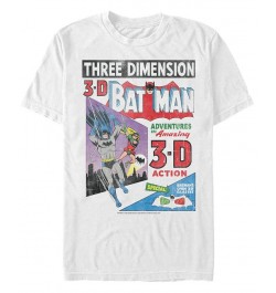 DC Men's Batman 3D Comic Cover Short Sleeve T-Shirt $20.29 T-Shirts