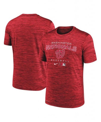 Men's Red Washington Nationals Authentic Collection Velocity Practice Performance T-shirt $19.35 T-Shirts