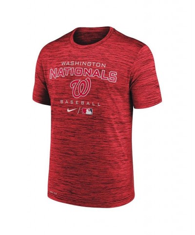 Men's Red Washington Nationals Authentic Collection Velocity Practice Performance T-shirt $19.35 T-Shirts