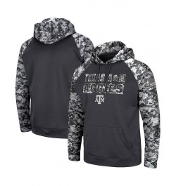 Men's Charcoal Texas A&M Aggies OHT Military-Inspired Appreciation Digi Camo Big and Tall Pullover Hoodie $33.75 Sweatshirt