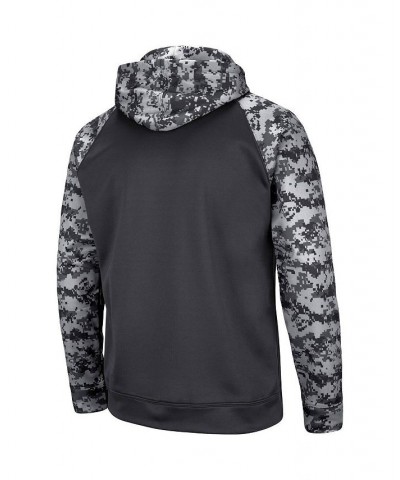 Men's Charcoal Texas A&M Aggies OHT Military-Inspired Appreciation Digi Camo Big and Tall Pullover Hoodie $33.75 Sweatshirt