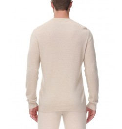 Men's Cashmere Lounge Sweatshirt White $53.90 Pajama