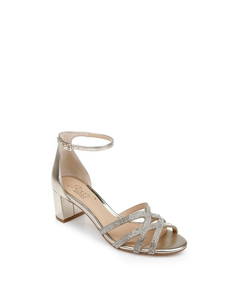 Women's Dulce Evening Sandals Gold $39.24 Shoes