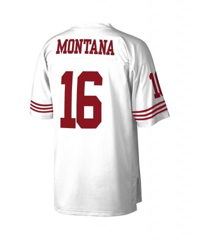 Men's Joe Montana White San Francisco 49ers Legacy Replica Jersey $78.20 Jersey