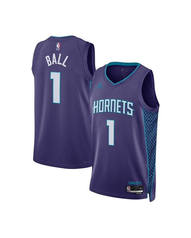 Men's Brand LaMelo Ball Purple Charlotte Hornets 2022/23 Statement Edition Swingman Jersey $46.00 Jersey