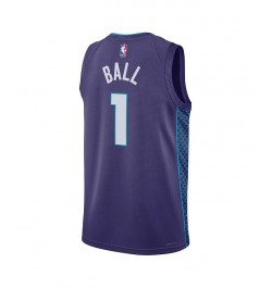 Men's Brand LaMelo Ball Purple Charlotte Hornets 2022/23 Statement Edition Swingman Jersey $46.00 Jersey