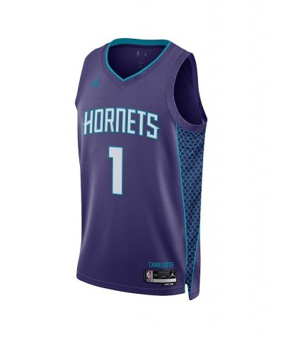 Men's Brand LaMelo Ball Purple Charlotte Hornets 2022/23 Statement Edition Swingman Jersey $46.00 Jersey