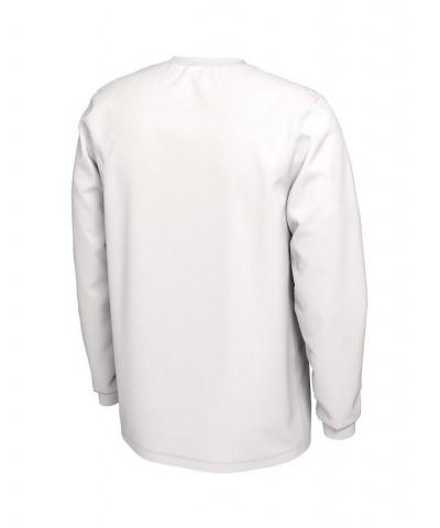 Men's White West Virginia Mountaineers Ball In Bench Long Sleeve T-shirt $27.49 T-Shirts