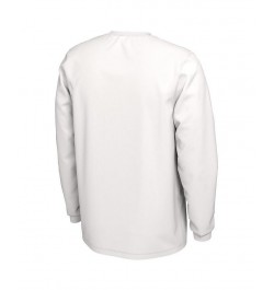 Men's White West Virginia Mountaineers Ball In Bench Long Sleeve T-shirt $27.49 T-Shirts