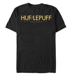 Harry Potter Men's Hufflepuff Text Logo Short Sleeve T-Shirt $19.94 T-Shirts