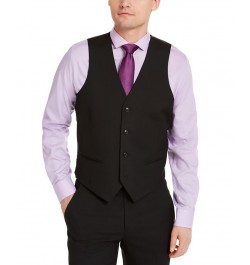 Men's Classic-Fit Stretch Solid Suit Vest PD01 $24.74 Suits