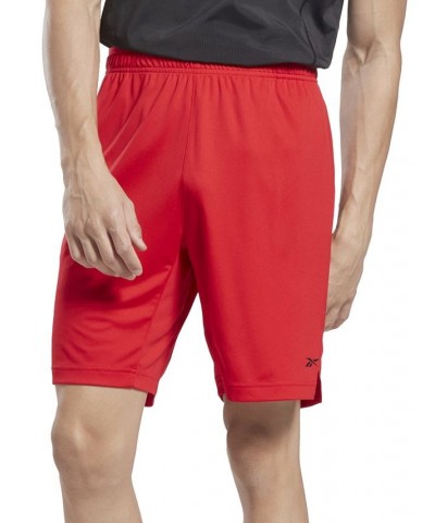 Men's Training Moisture-Wicking Knit Shorts Gray $21.03 Shorts