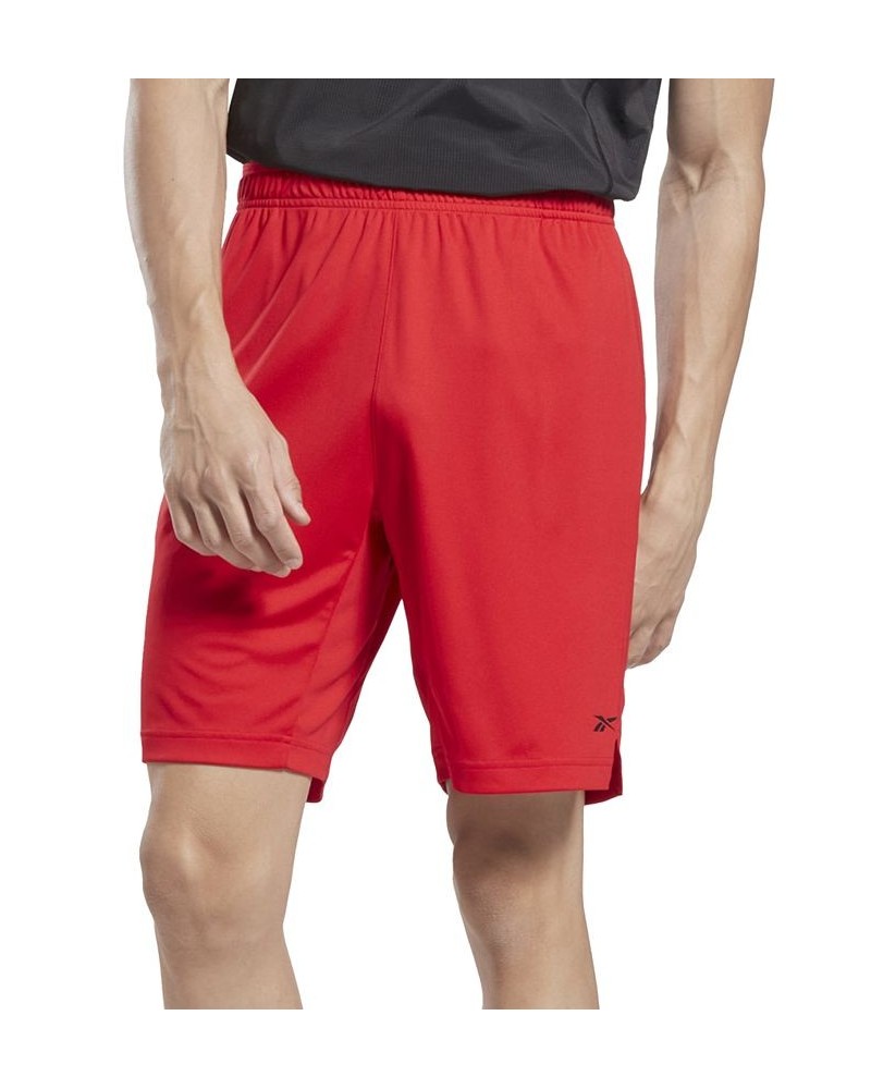 Men's Training Moisture-Wicking Knit Shorts Gray $21.03 Shorts