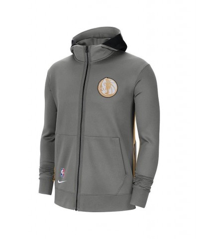 Men's Gray Dallas Mavericks 2020/21 City Edition Showtime Full-Zip Hoodie $65.00 Sweatshirt