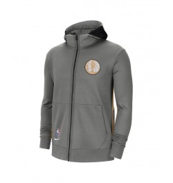 Men's Gray Dallas Mavericks 2020/21 City Edition Showtime Full-Zip Hoodie $65.00 Sweatshirt