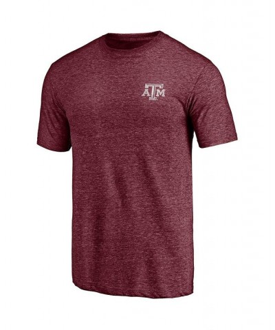 Men's Heathered Maroon Texas A M Aggies Wavy Tri-Blend T-shirt $19.19 T-Shirts