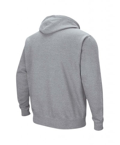 Men's Heathered Gray Boise State Broncos Arch Logo 3.0 Pullover Hoodie $22.09 Sweatshirt