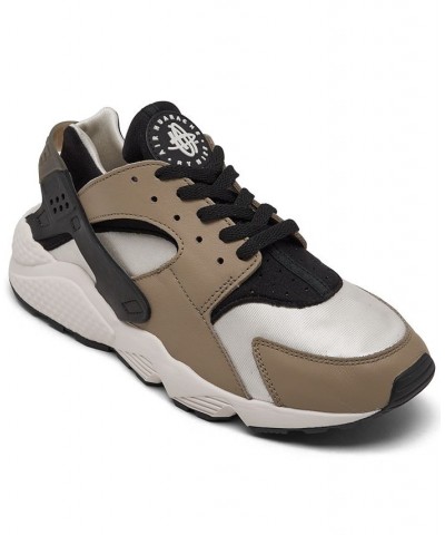 Men's Air Huarache Run Casual Sneakers White $46.80 Shoes