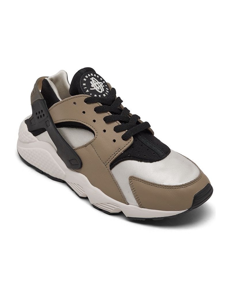 Men's Air Huarache Run Casual Sneakers White $46.80 Shoes