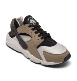 Men's Air Huarache Run Casual Sneakers White $46.80 Shoes