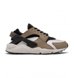 Men's Air Huarache Run Casual Sneakers White $46.80 Shoes