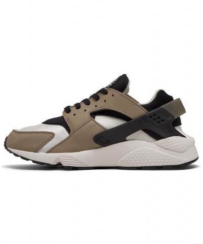 Men's Air Huarache Run Casual Sneakers White $46.80 Shoes