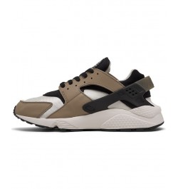 Men's Air Huarache Run Casual Sneakers White $46.80 Shoes