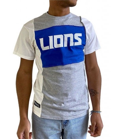 Men's Heathered Gray Detroit Lions Split T-shirt $28.99 T-Shirts