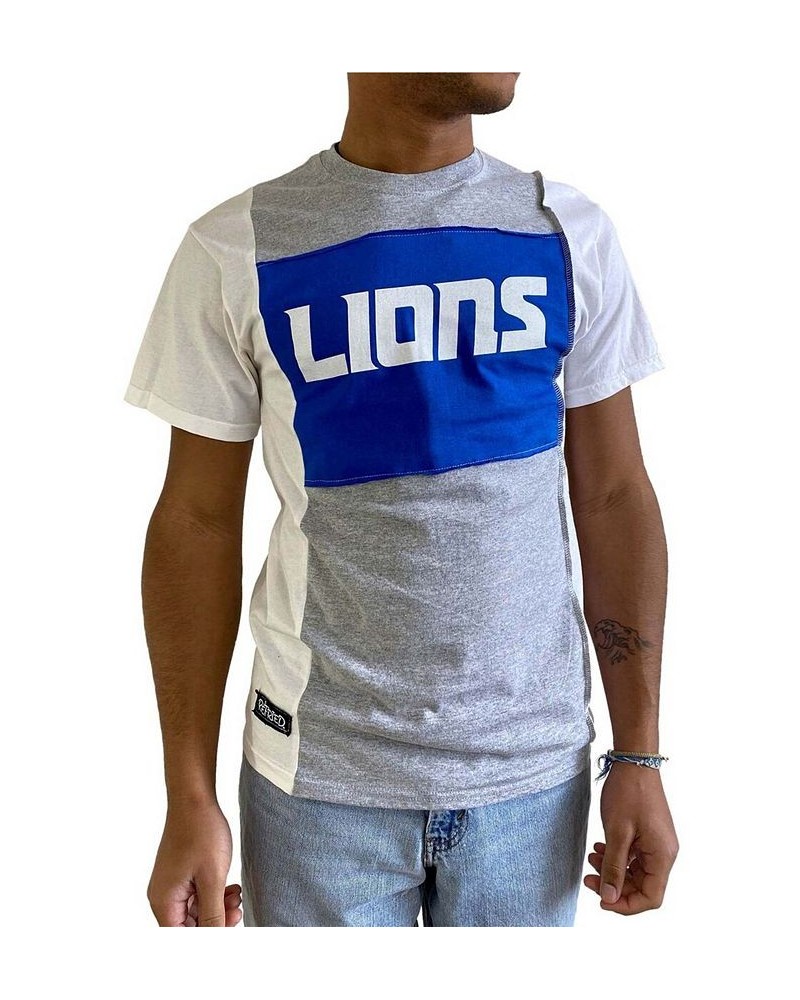 Men's Heathered Gray Detroit Lions Split T-shirt $28.99 T-Shirts