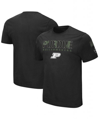 Men's Black Purdue Boilermakers Big and Tall OHT Military-inspired Appreciation Informer T-shirt $29.99 T-Shirts