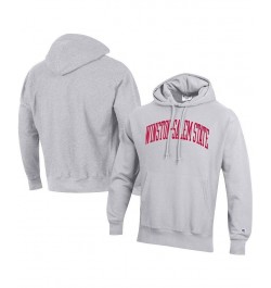 Men's Gray Winston-Salem State Rams Tall Arch Pullover Hoodie $42.75 Sweatshirt