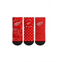 Toddler Boys and Girls Socks Detroit Red Wings 1 Fan 3-Pack Crew Socks Set $17.69 Socks