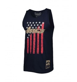 Men's Navy Houston Astros Cooperstown Collection Stars and Stripes Tank Top $13.60 T-Shirts