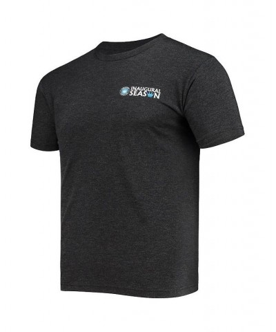 Men's Black Charlotte FC Inaugural Season Tri-Blend T-shirt $28.49 T-Shirts