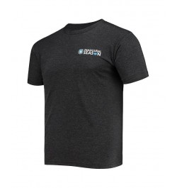 Men's Black Charlotte FC Inaugural Season Tri-Blend T-shirt $28.49 T-Shirts