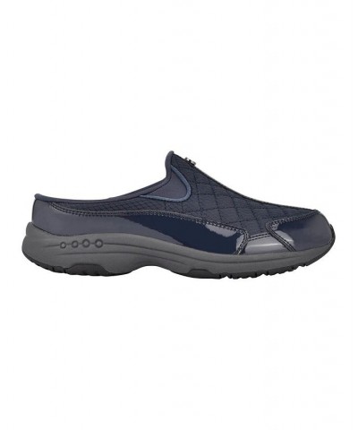 Women's Traveltime Mules Blue $38.71 Shoes