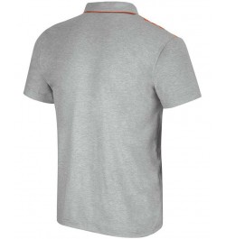 Men's Gray Miami Hurricanes Needles Polo Shirt $26.40 Polo Shirts