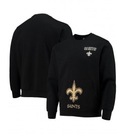 Men's Black New Orleans Saints Pocket Pullover Sweater $28.42 Sweaters