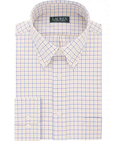 Men's Regular Fit Wrinkle Free Stretch Dress Shirt, Online Exclusive Yellow $21.12 Dress Shirts