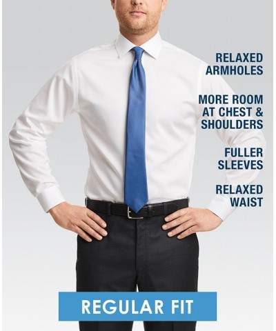 Men's Regular Fit Wrinkle Free Stretch Dress Shirt, Online Exclusive Yellow $21.12 Dress Shirts