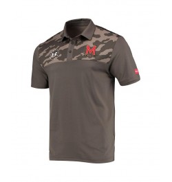 Men's Olive Maryland Terrapins Military-Inspired Appreciation Performance Polo Shirt $34.85 Polo Shirts