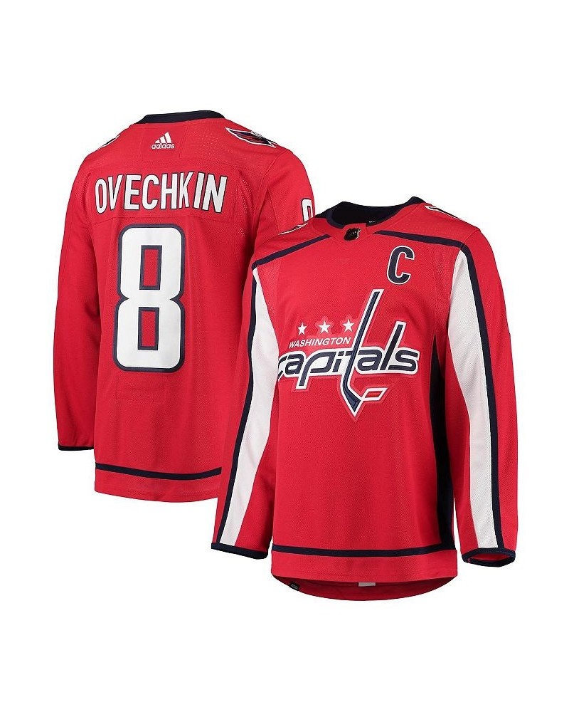 Men's Alexander Ovechkin Red Washington Capitals Home Captain Patch Primegreen Authentic Pro Player Jersey $88.80 Jersey