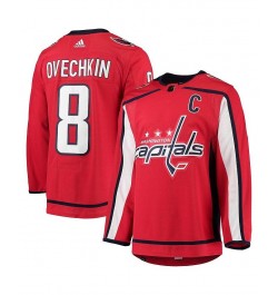 Men's Alexander Ovechkin Red Washington Capitals Home Captain Patch Primegreen Authentic Pro Player Jersey $88.80 Jersey