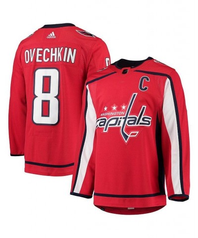 Men's Alexander Ovechkin Red Washington Capitals Home Captain Patch Primegreen Authentic Pro Player Jersey $88.80 Jersey