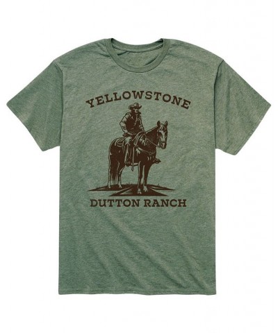 Men's Yellowstone Dutton Ranch Horse T-shirt $15.40 T-Shirts